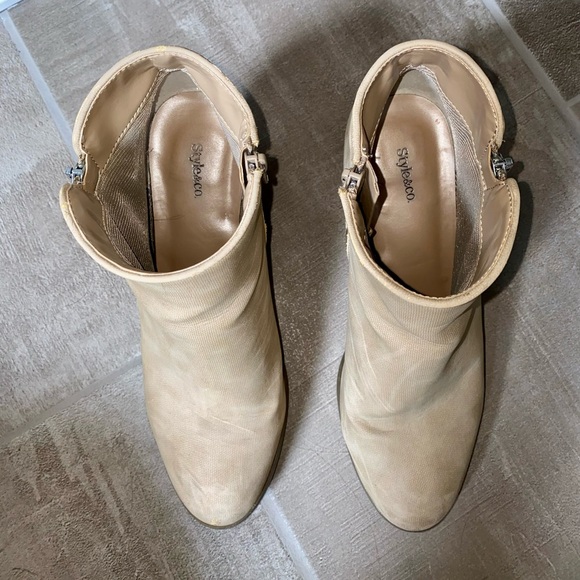 Style & Co Beige Booties in size 8 - Picture 7 of 10